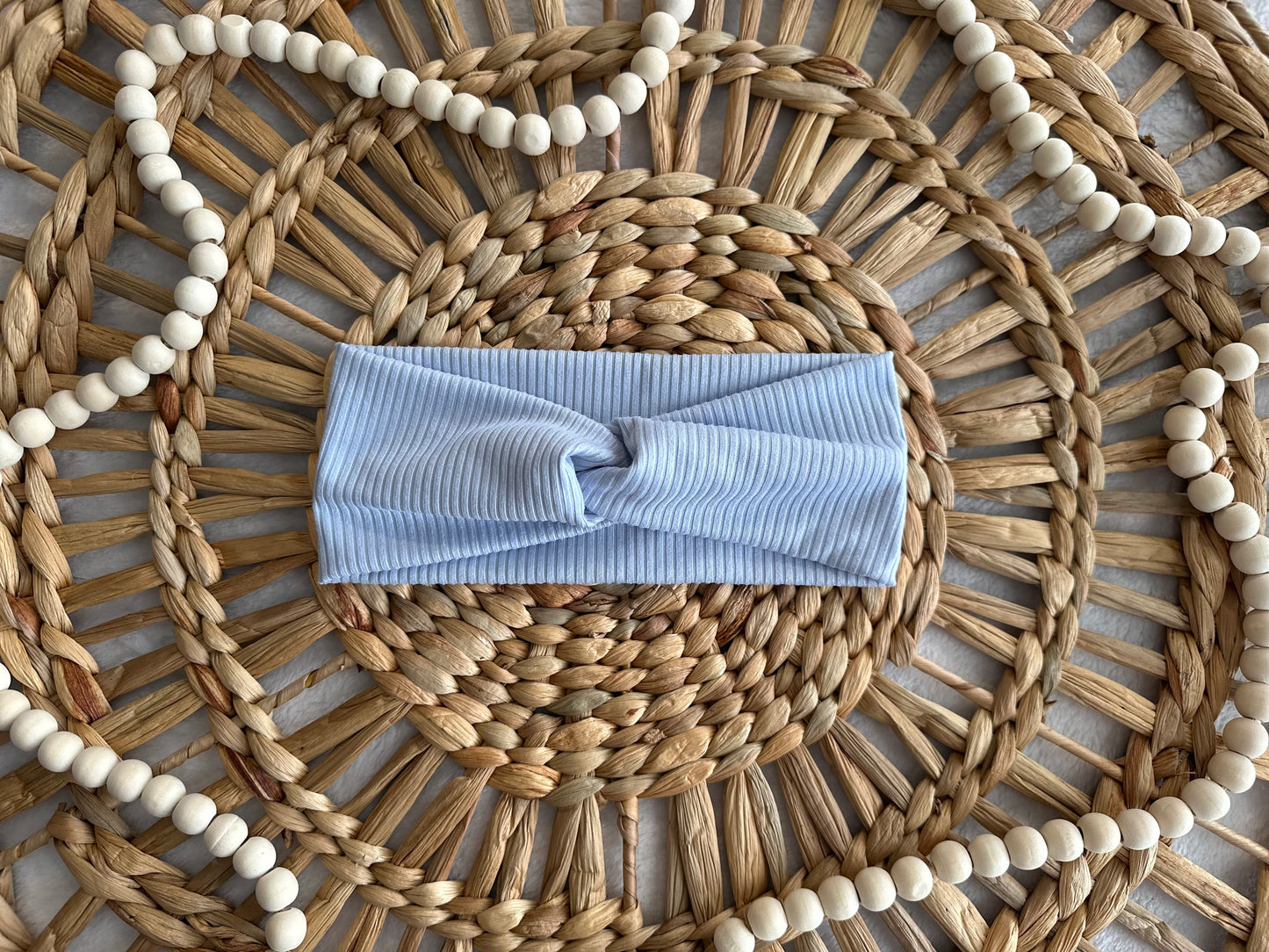 Adult Twist Headbands Periwinkle Blue