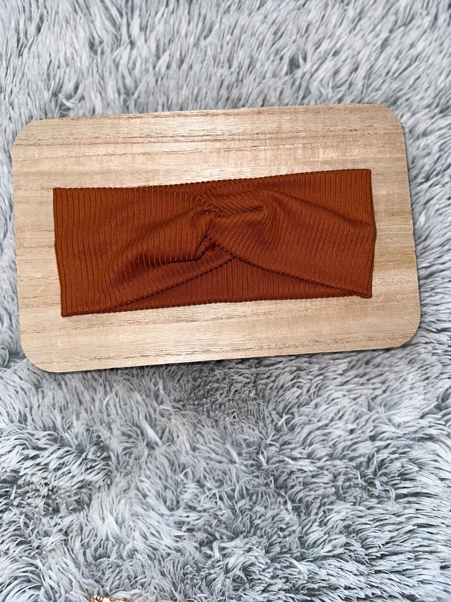 Adult Twist Headband Gingerbread