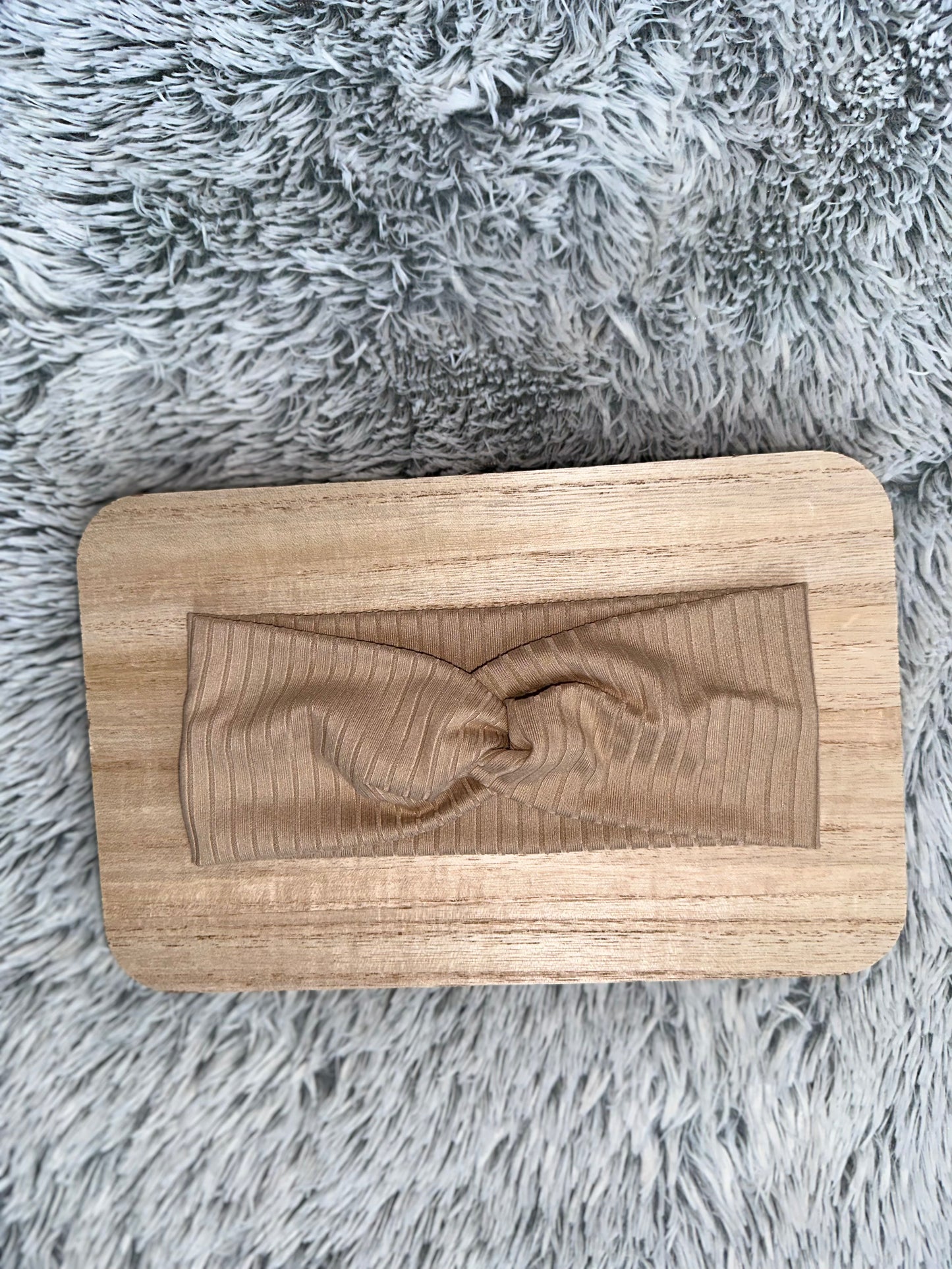 Adult Twist Headband Tan