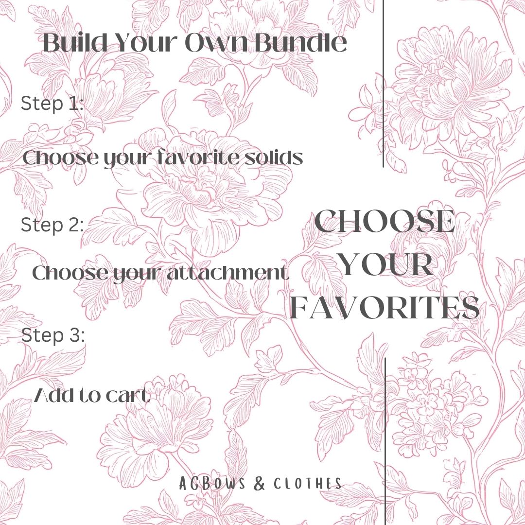 Build Your Own Solid Bundle - set of 5