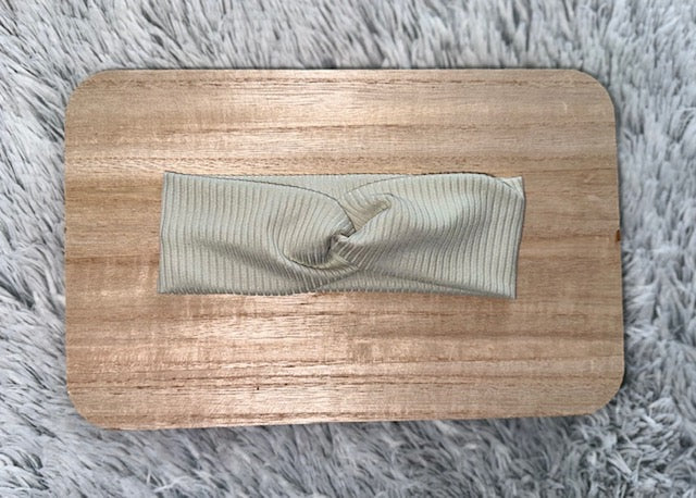 Adult Twist Headbands Sage