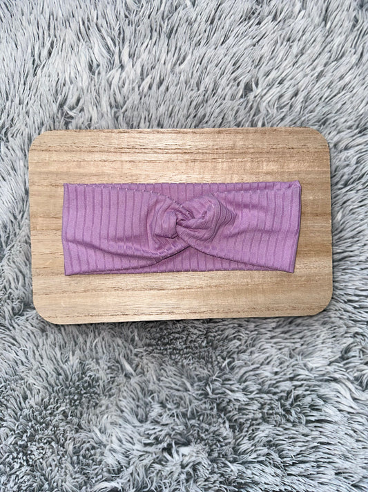 Adult Twist Headband Lavender