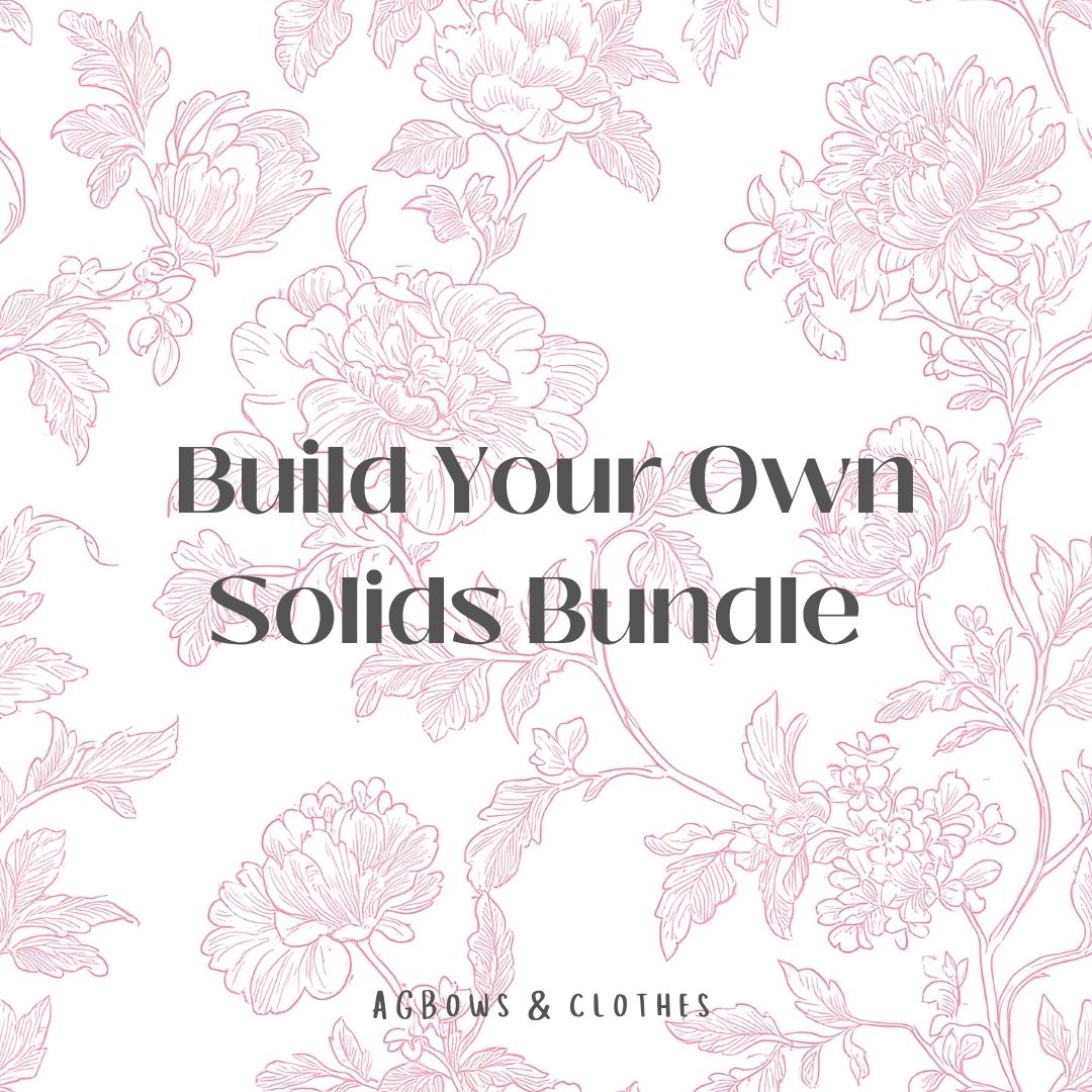 Build Your Own Solid Bundle - set of 3