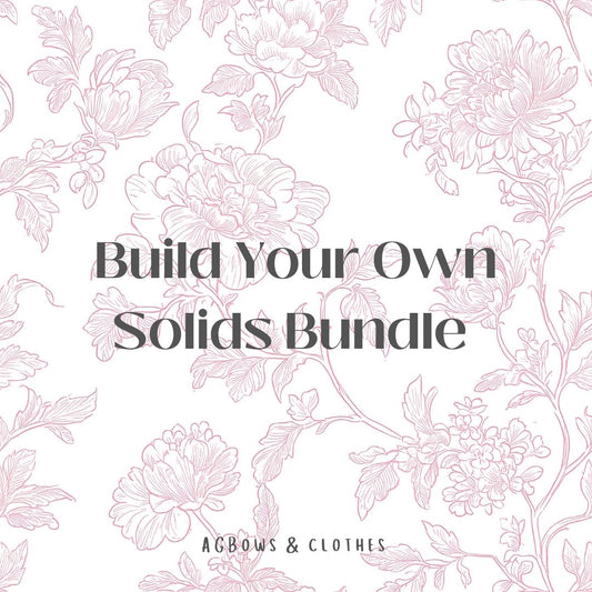 Build Your Own Solid Bundle - set of 3